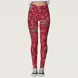 Vintage BlumenPrint Leggings