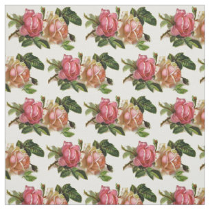 Vintage BlumenRose Stoff