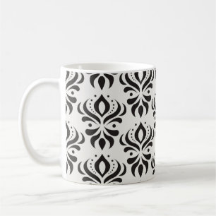 Vintage Blumenstaube nahtlos. Elegant Kaffeetasse
