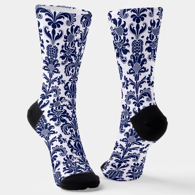 Vintage Blumenstaubmuster Socken (Gewinkelt)