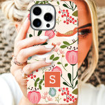 Vintage Blumenvögel Botanisches Muster Monogramm Case-Mate iPhone Hülle<br><div class="desc">Vintag florale Vögel Botanisches Muster Monogram iPhone X Fall. Dieses Retro-Design besticht durch stilvolle botanische Blume und Vögel. Personalisieren Sie dieses individuelle Design mit Ihrem eigenen Monogramm-Initial.</div>