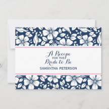 Vintage Blumenzitekarte