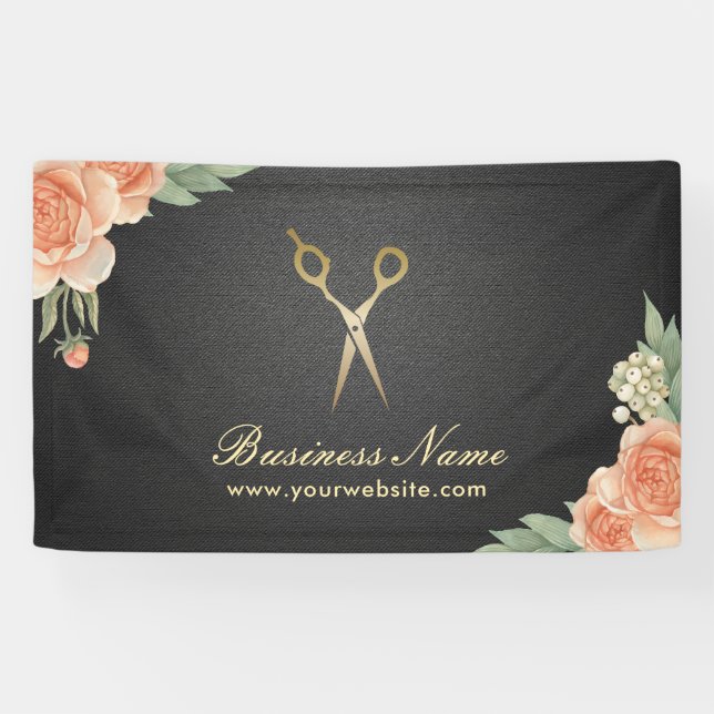 Vintage Blumenzunge Rodelbahn mit Aussicht Banner (Horizontal)