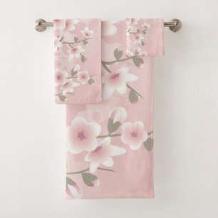 Vintage Blush PInk Cherry Blossom