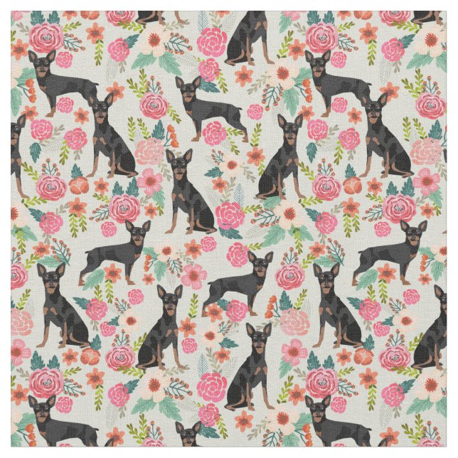 Vintage Blütenblätter Stoff (Nahaufnahme)