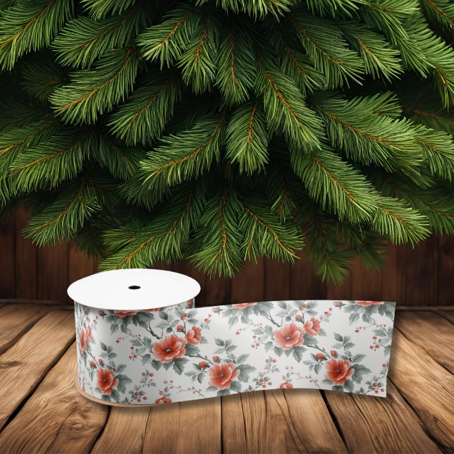 Vintage Blütenfarbe Satinband (Von Creator hochgeladen)