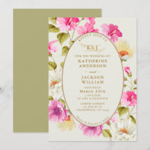 Vintage Blütenpink-Blume Rose Gold Hochzeit