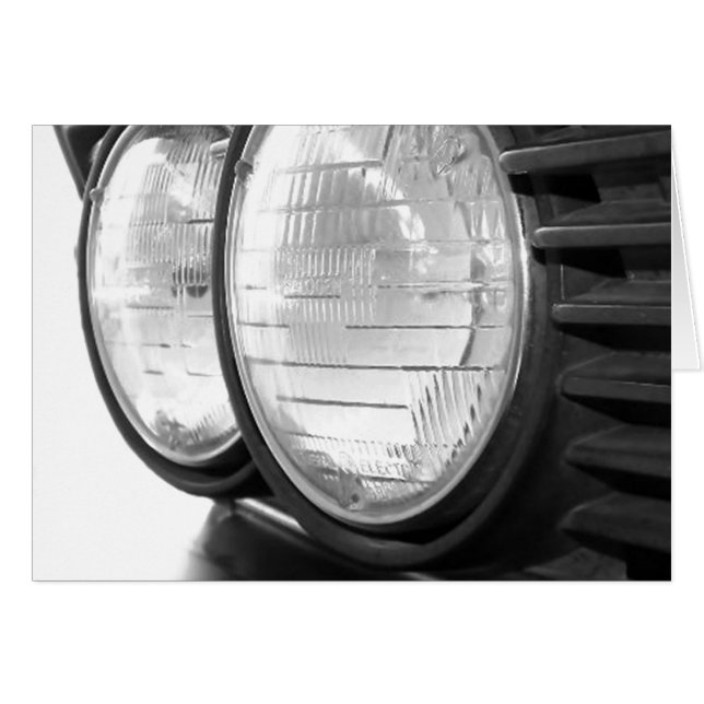 Vintage BMW-Scheinwerfer (Vorderseite (Horizontal))