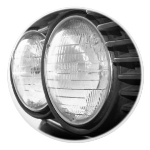 Vintage BMW-Scheinwerfer Keramikknauf