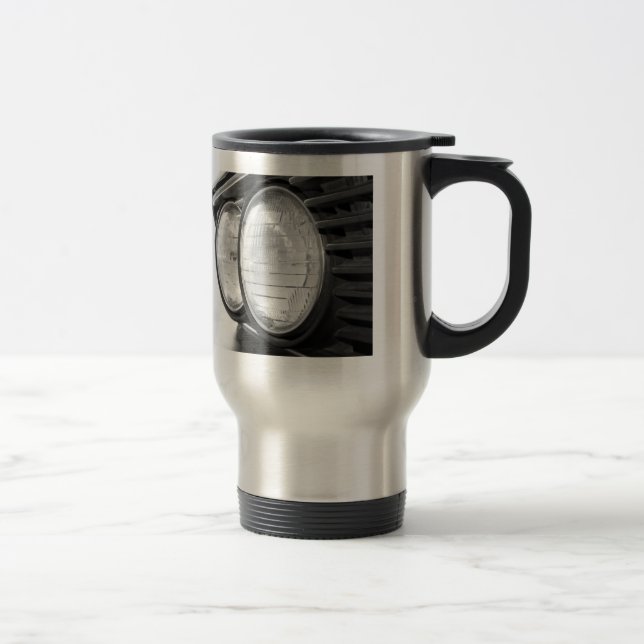 Vintage bmw-Scheinwerfer-Tasse Reisebecher (Rechts)