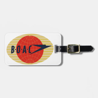 Vintage-BOAC-Fluglinienlogo Gepäckanhänger