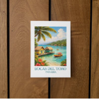 Vintage Bocas del Toro Panama Reise Tropisch