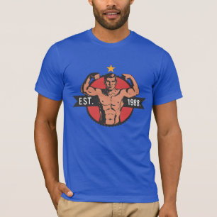 Vintage-Bodybuilder EST 1988 T-Shirt