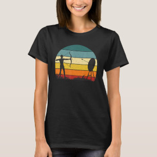 Vintage Bogenschießsport Bogenschütze Bogen Schieß T-Shirt