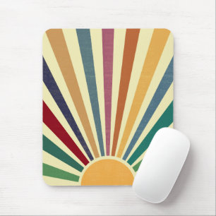 Vintage-Boho-Farben Mousepad