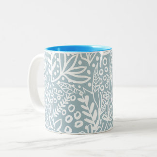 Vintage Boho Floral & Butterfly Coffee Mug