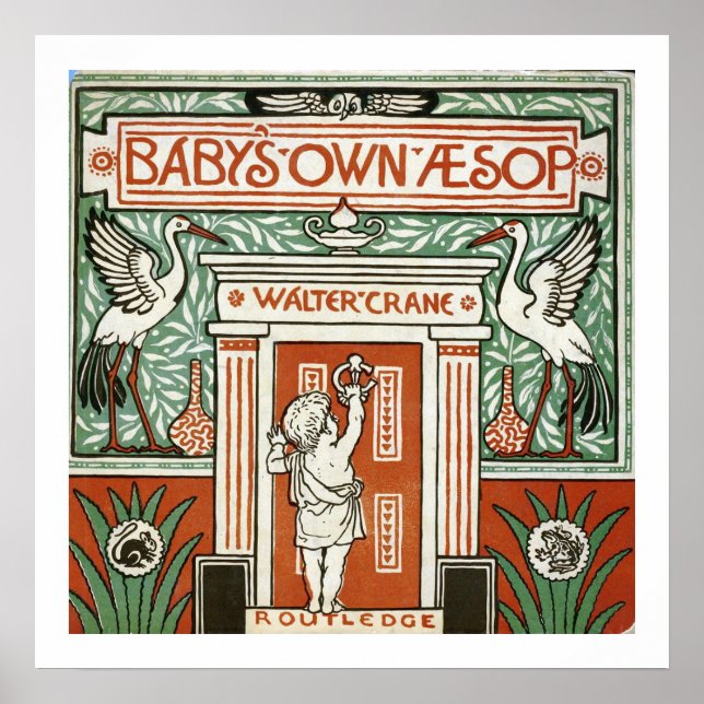 Vintage Book Cover Poster (Vorne)