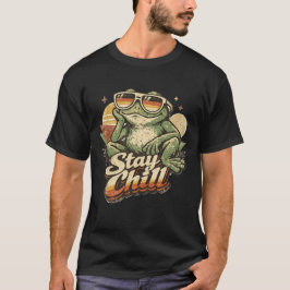 Vintage Bootleg Frog Retro Stay Chill Aesthetic  T-Shirt