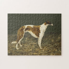 Vintage Borzoi-Malerei