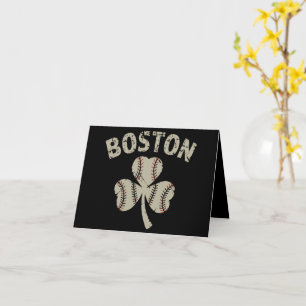 Vintage Boston St. Patrick's Day Irischer Kleeblat Karte