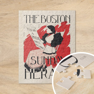 Vintage Boston Sunday Herald Frauen-Ausgabe