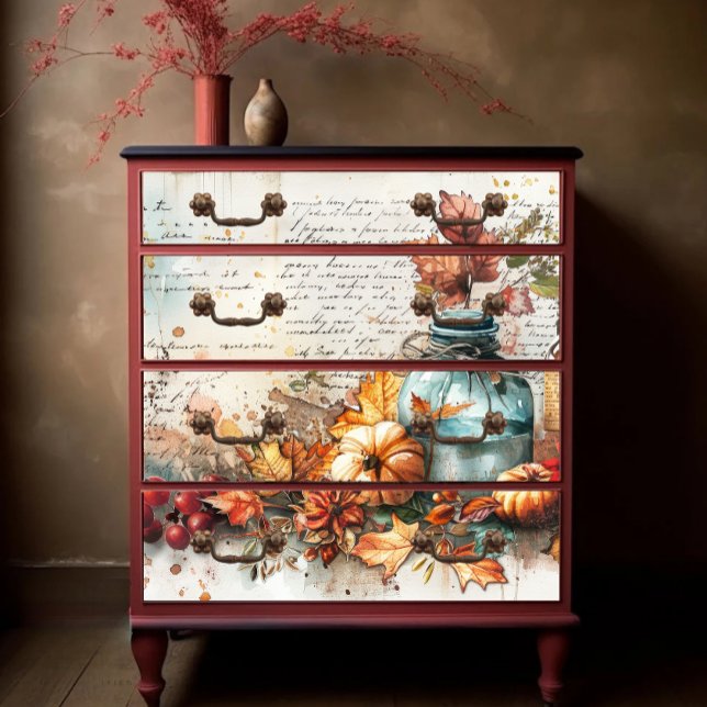 Vintage Botanicals & Inkwell Erinnerungen Dekoupag Seidenpapier (Von Creator hochgeladen)