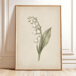 Vintage-Botanik-Wandkunst Botanique Poster