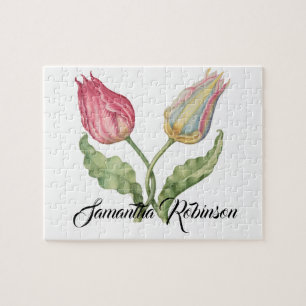 Vintage botanische Blume Tulip