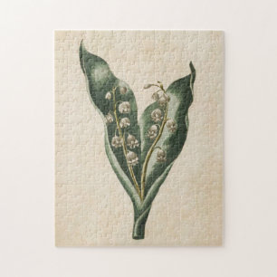 Vintage botanische Blütenlandschaft