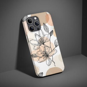 Vintage botanische Boho Minimalistische ästhetisch iPhone 16 Hülle