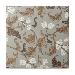Vintage botanische Eleganz Fliese