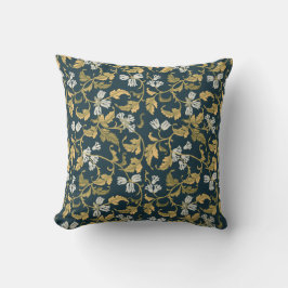 Vintage botanische Eleganz Kissen
