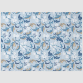 Vintage botanische Eleganz Seidenpapier