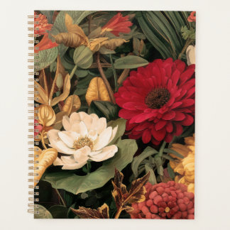 Vintage botanische Illustration Planer