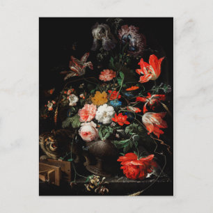 Vintage botanische Illustration Postkarte