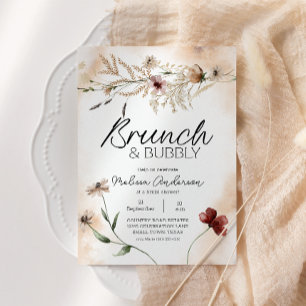 Vintage Botanische Kleine Florale Hochzeitsdusche