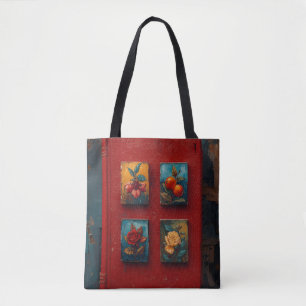 Vintage Botanische Kunst Tasche