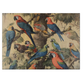 Vintage botanische Szenendarstellungen anpassbar Schneidebrett