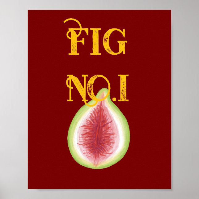 Vintage botanische Wandkunst Poster (Vorne)
