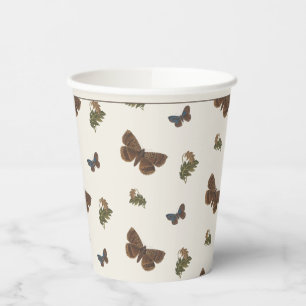 Vintage Botanische Woodland-Kinderdusche Pappbecher