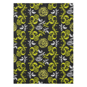 Vintage botanische Zitruspresse Tischdecke