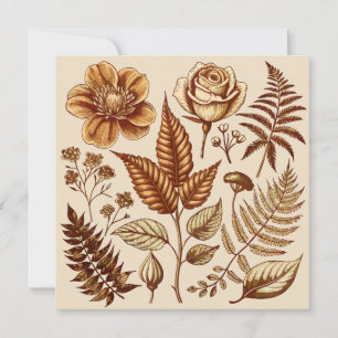 Vintage Botanischer Zauber