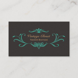 Vintage Boutique-Visitenkarte Visitenkarte