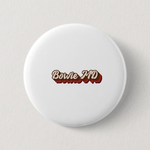 Vintage Bowie Maryland Button