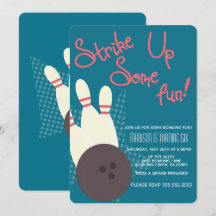 Vintage Bowling Party Geburtstagspartei