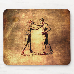 Vintage-Boxen Männer Mousepad
