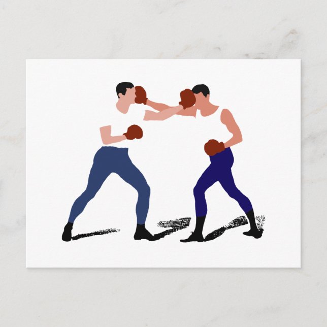 Vintage Boxgeschenke Postkarte (Vorderseite)