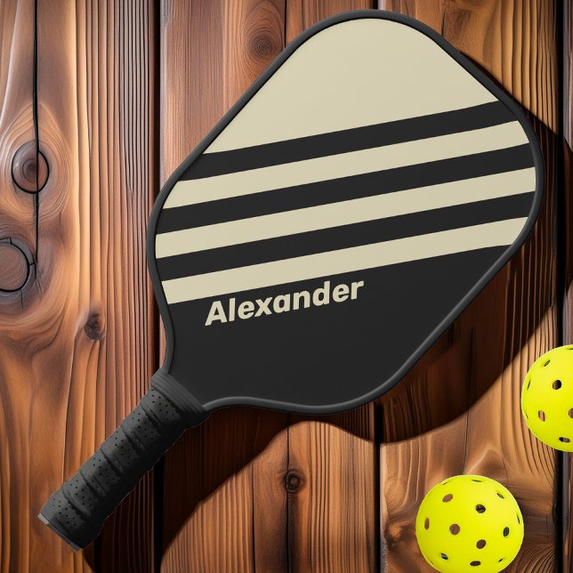 Vintage Brandklappen mit Namen Pickleball Schläger (Von Creator hochgeladen)