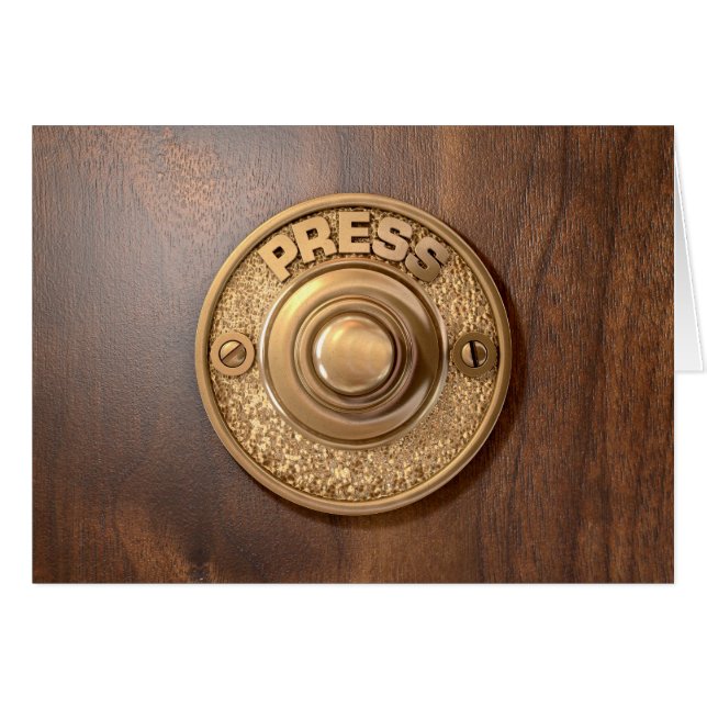 Vintage Brass Doorbell (Vorderseite (Horizontal))