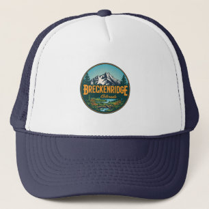 Vintage Breckenridge Colorado Rocky Mountain Truckerkappe